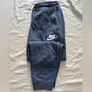 Blue Nike joggers